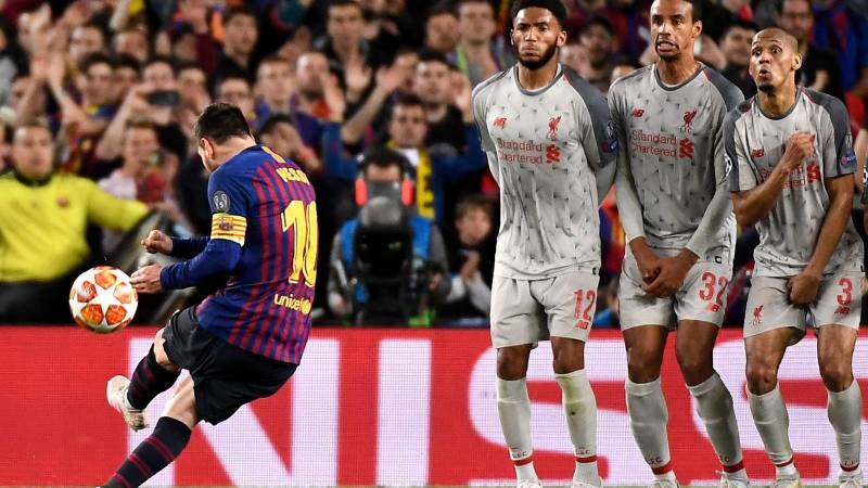 messi shot liverpool